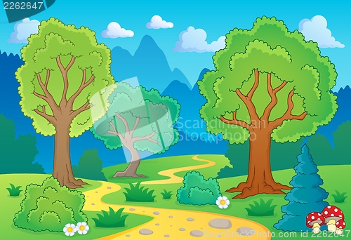 Image of Tree theme landscape 1