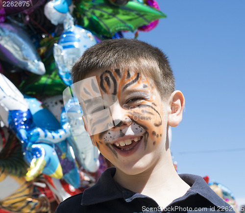 Image of Child with painted face
