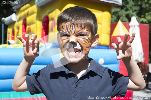 Image of Child with painted face