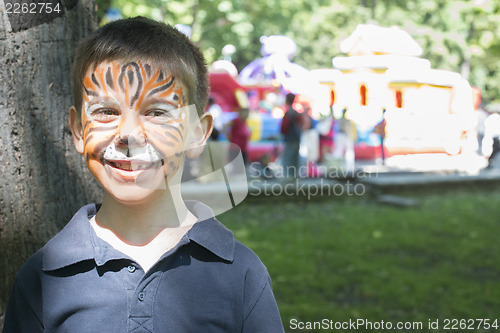 Image of Child with painted face