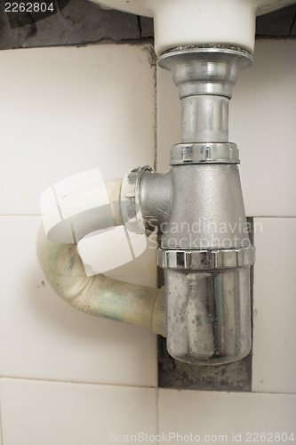 Image of Sink and pipes