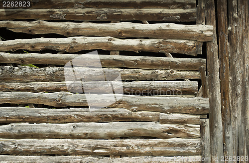 Image of Old dark planks