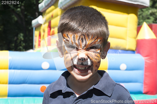 Image of Child with painted face