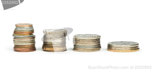 Image of Stacks of coins