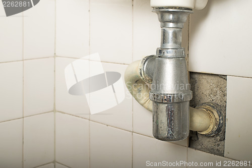 Image of Sink and pipes