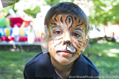 Image of Child with painted face
