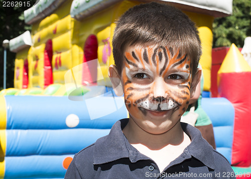 Image of Child with painted face