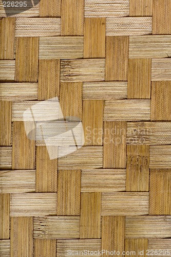 Image of Woven wood texture

