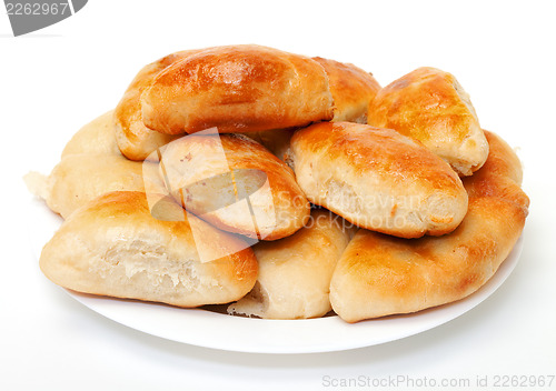 Image of Heap baked patties on plate