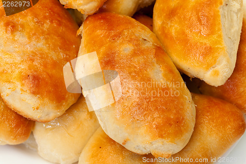 Image of Baked patties on plate