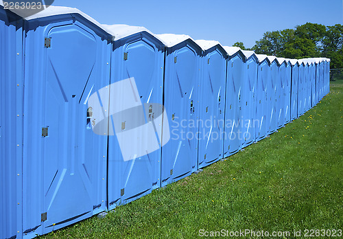 Image of Portable toilets