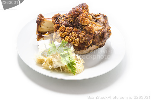 Image of Oktoberfest pork hock isolated