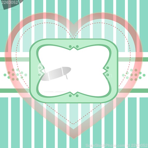 Image of Seamless background greeting with love heart