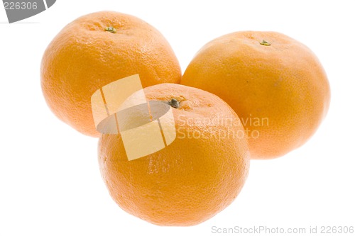 Image of Three mandarin oranges

