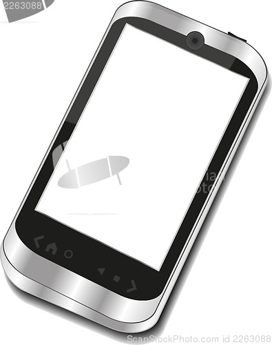 Image of Abstract touchscreen smart phone