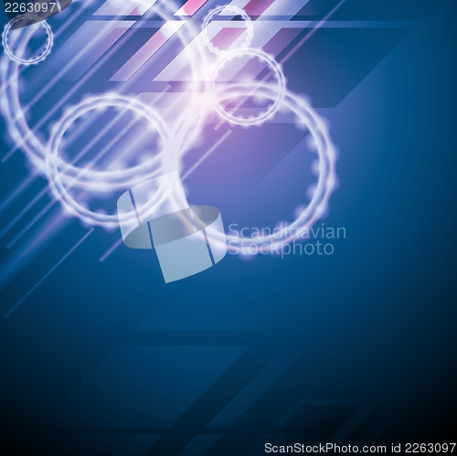 Image of Abstract elegant design. Hi-tech style. Vector