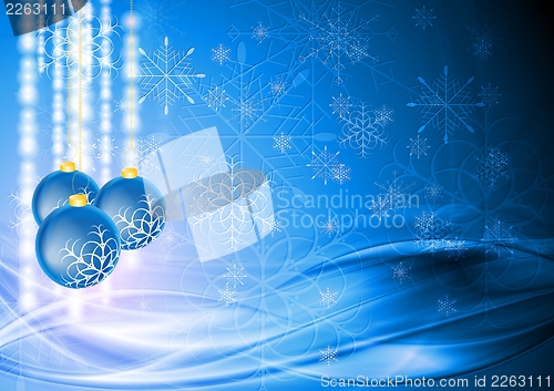 Image of Abstract Christmas background. Vector illustration