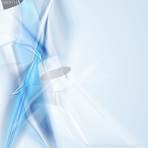 Image of Abstract blue vector background