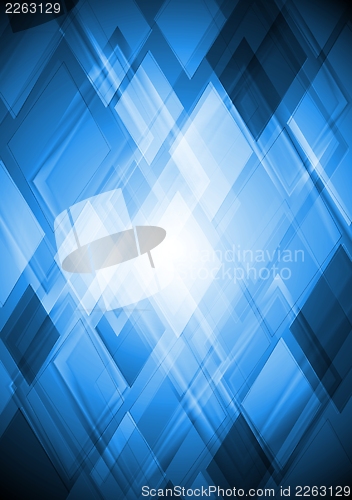 Image of Bright blue vector design