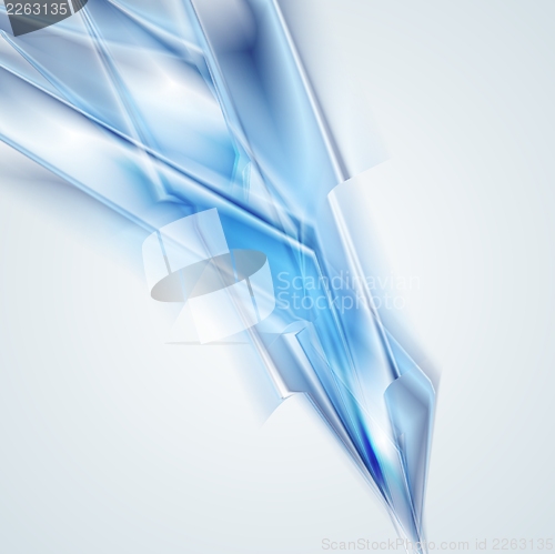 Image of Abstract blue vector background