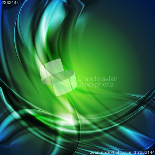 Image of Modern vector background with abstract waves