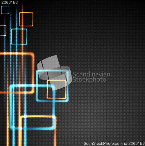 Image of Abstract technology design. Vector