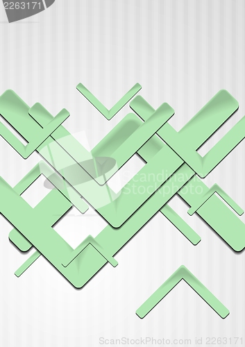 Image of Bright green hi-tech backdrop