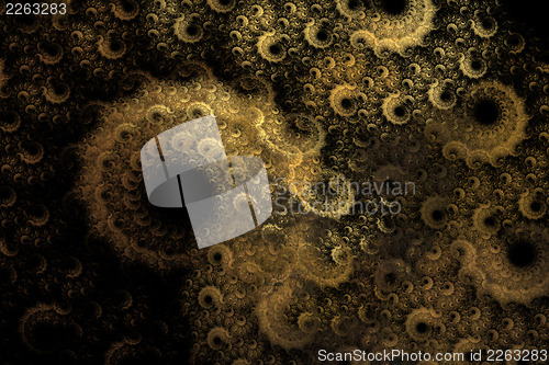 Image of Spiraling golden fractal