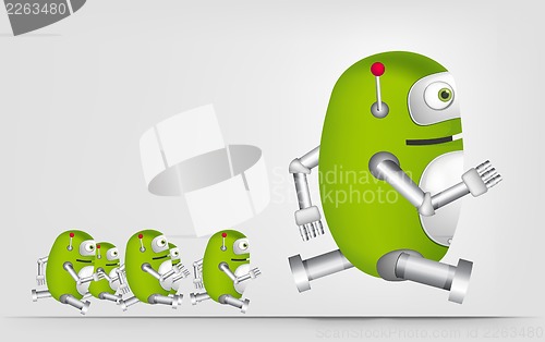 Image of Green Robot