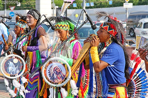 Image of  Native American Indian tribal group