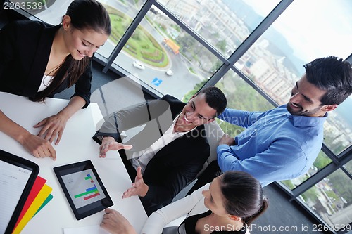 Image of business people in a meeting at office