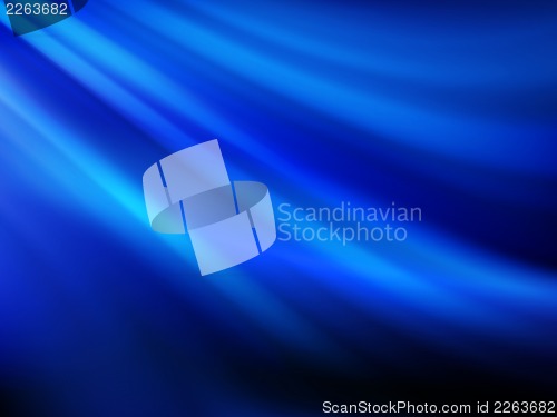 Image of Abstract blue wave or smoke texture. EPS 10