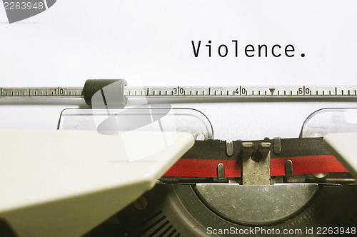 Image of violence