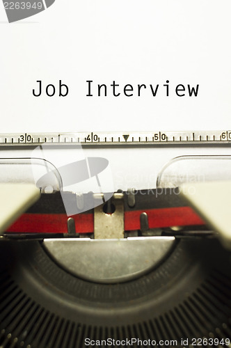 Image of Job interview