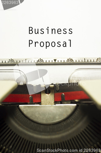 Image of Business proposal