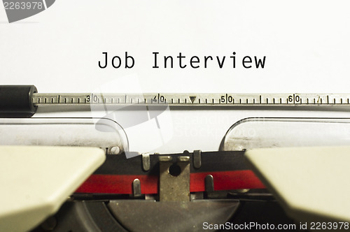 Image of Job interview