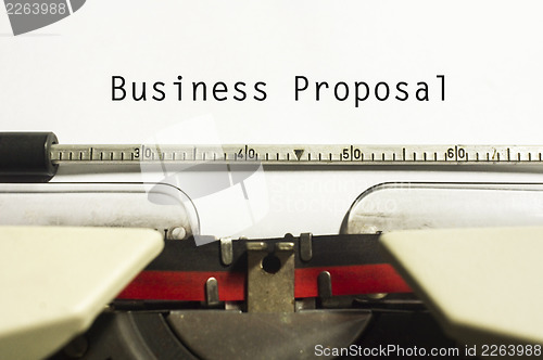 Image of Business proposal