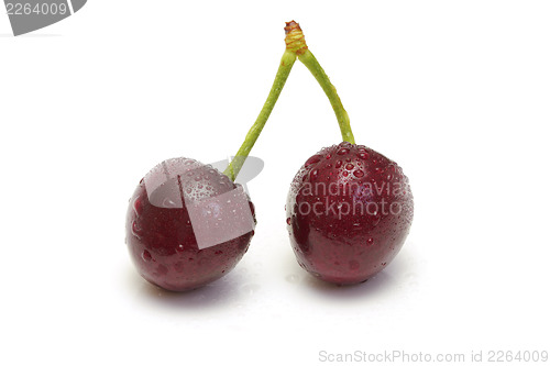 Image of Ripe cherries 