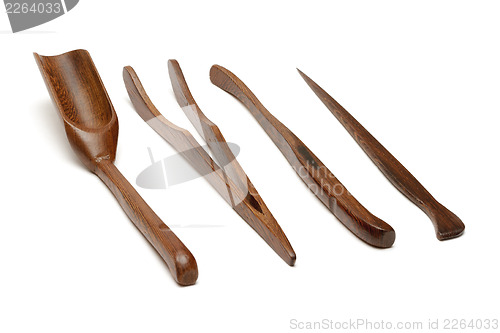 Image of Set of tool for chinese tea ceremony