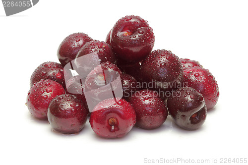 Image of Ripe cherries 