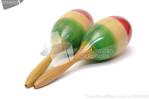 Image of Maracas on white 