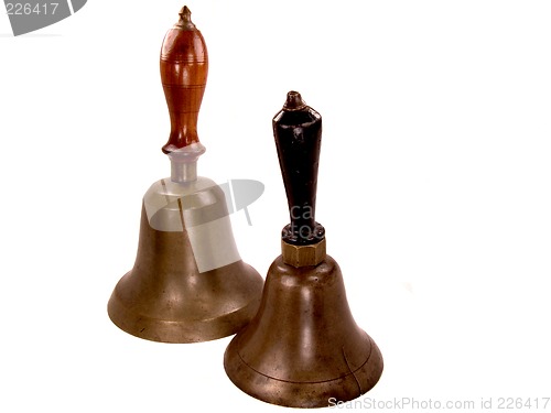 Image of Antique School House Brass Bells