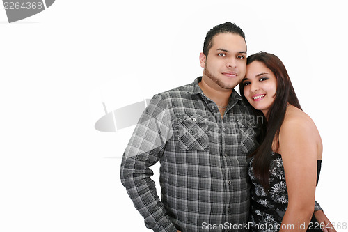 Image of Hispanic couple smiling