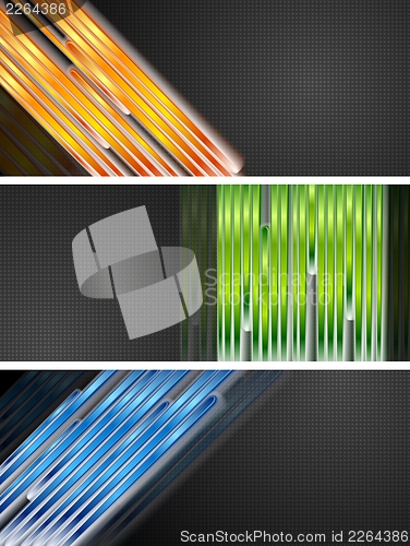 Image of Bright vector banners