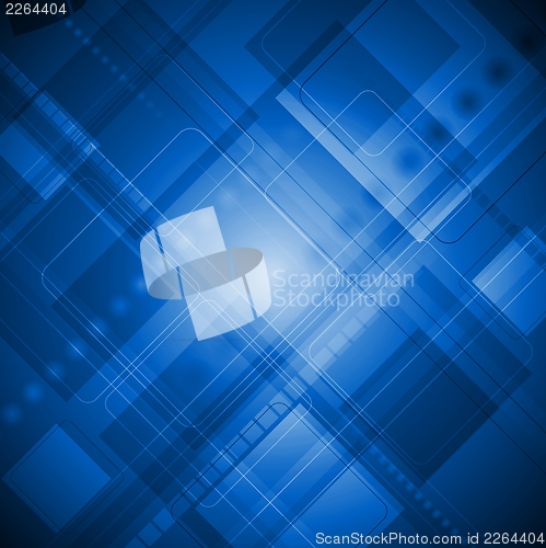 Image of Blue technology background
