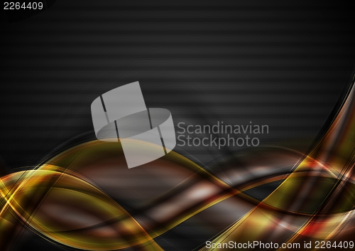 Image of Abstract wavy background