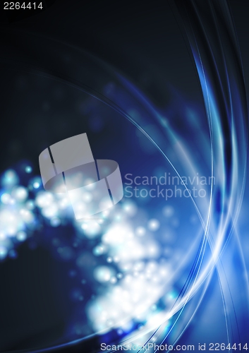 Image of Bright wavy abstraction