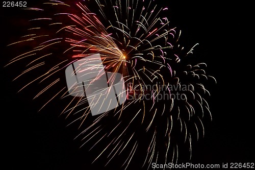 Image of Fireworks abstract
