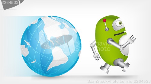 Image of Green Robot