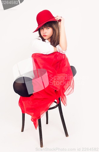 Image of Young attractive woman